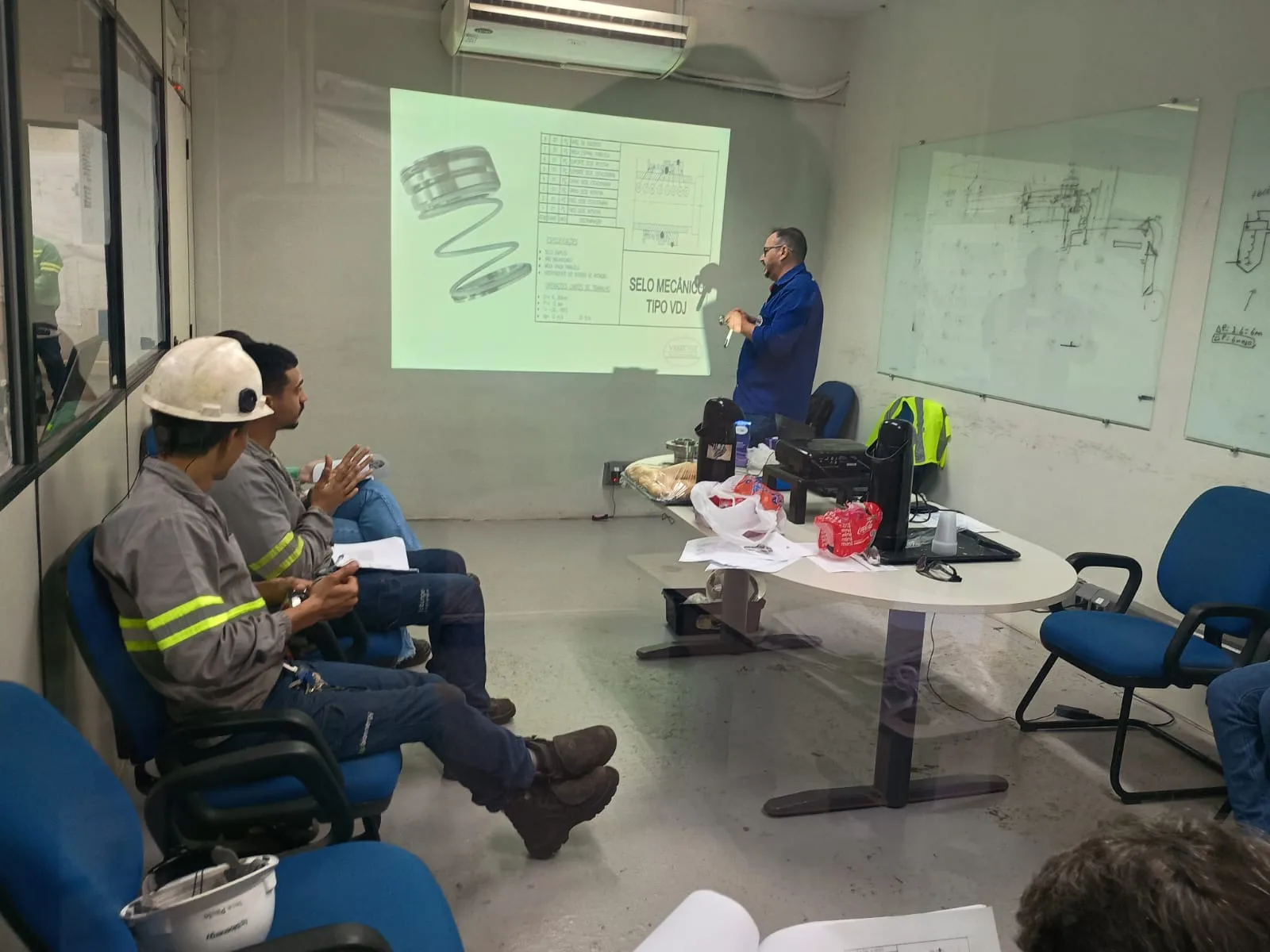 curso de instalação de selos mecânicos